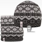 Sety pletené čepice a nákrčníku