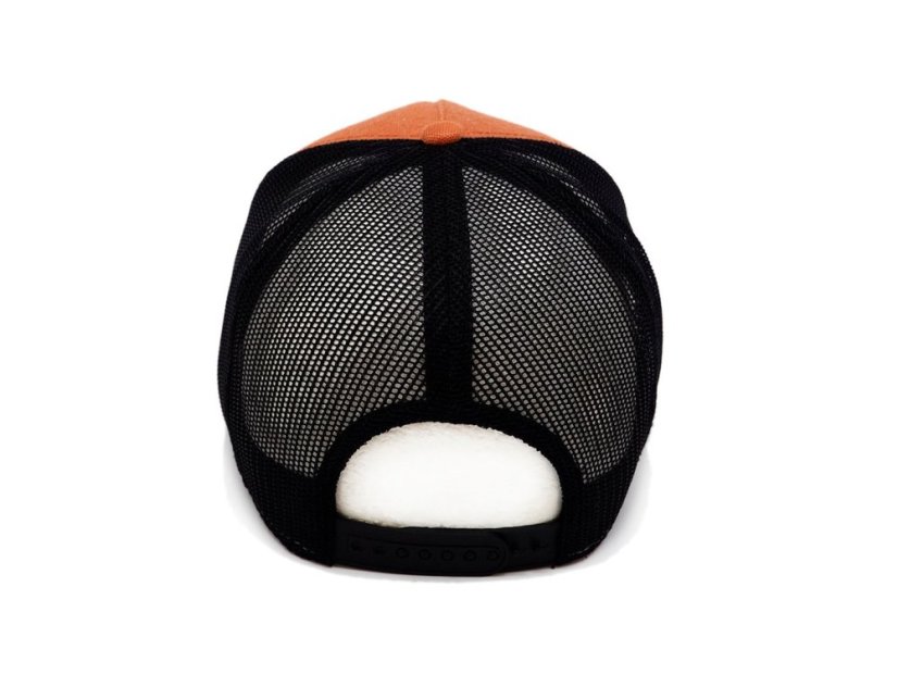Kšiltovka  Snap Curved - vzor 05 - oranžová vel. 56-60
