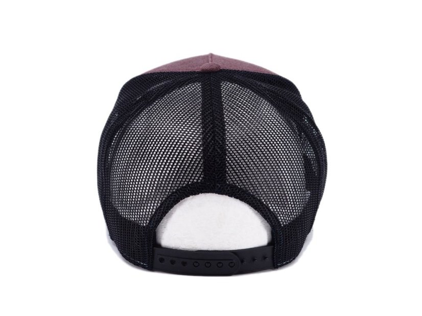 Kšiltovka  Snap Curved - vzor 01 - bordó vel. 56-60