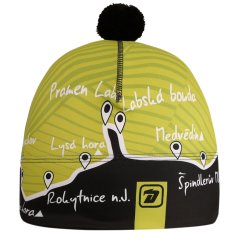 Funkční čepice Flavio Krkonoše - vzor 005 - zelená / černá