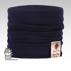 Nákrčník Pastels - vzor 11 - tmavě modrá