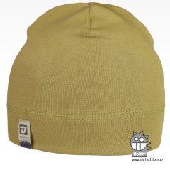 Bavlněná čepice Alan - vzor 21 - olivová