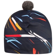 Flavio - zimní funkční čepice - vzor 188 - tmavě modrá - fleky