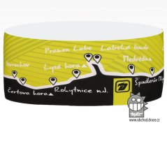 Funkční čelenka Baldo Krkonoše - vzor 005 - zelená / černá