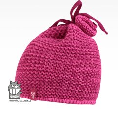 Set pletená čepice a nákrčník Zvonilka - vzor 04