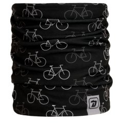 Funkční nákrčník Falco - vzor 010 - černá - cyklo