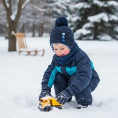 Laponka pletená Bambi - vzor 05