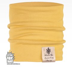 Nákrčník Pastels - vzor 22 - hořčicová
