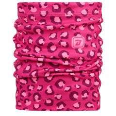 Fleecový nákrčník Yetti - vzor 57 - růžová - leopard