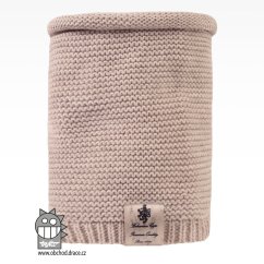 Nákrčník pletený Colors - vzor 02 - béžová