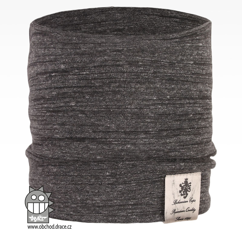 Nákrčník Pastels - vzor 39 - šedá melír