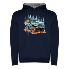 Dětská mikina s kapucí Urban - vzor 023 - offroad