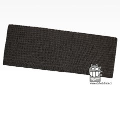 Merino pletená šála chomout Harmony - vzor 02 - antracit
