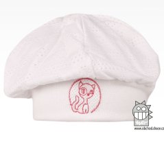 Bavlněný baret Máša - vzor 04