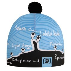 Funkční čepice Flavio Krkonoše - vzor 007 - modrá / černá