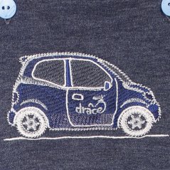 Tepláky Dráče lacl - vzor 30 - jeans - auto