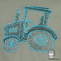 Kšiltovka Sahara - vzor 38 - šedá, traktor