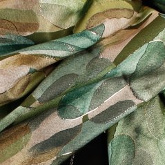 Dámská elegantní šála - vzor 064 - zelená - oválky