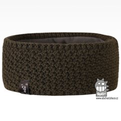 Čelenka pletená Rigi - vzor 15 - khaki