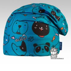 Hair čepice spadlého střihu - vzor 11