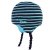 Dětská zimní pletená laponka  AKCE / DOPRODEJ - vzor 228 - modrá - proužek