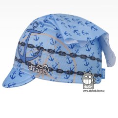 Funkční lehoučký šátek Emily kšilt na jaro a léto - vzor 11