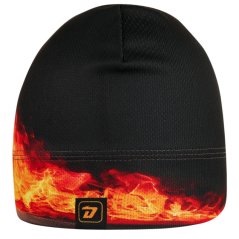 Funkční čepice Bruno - vzor 222 - černá - hasiči - čepice na jaro / podzim