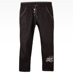 Kalhoty Sabina - vzor 12 - jeans černá auto