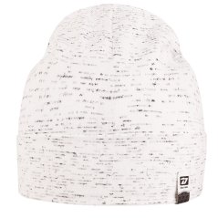 Bavlněná čepice York - vzor 29 - bílá / melír