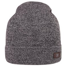 Merino pletená čepice Urban - vzor 30 - pepř a sůl