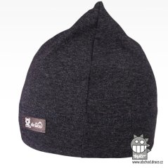 Bavlněná kojenecká čepice Čertík - vzor 07 - jeans