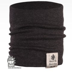 Nákrčník Pastels - vzor 40 - černá melír