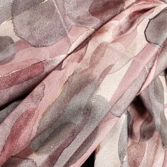 Dámská elegantní šála - vzor 029 - starorůžová - oválky