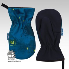Rukavice softshell - vzor 28 - DOPRODEJ