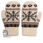 Dámské pletené rukavice palčáky