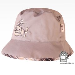 Klobouk Havana - vzor 18 - šedá