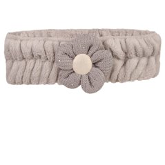 Dětská ozdobná čelenka Kytička - vzor 08 - světle šedá