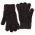 Dámské pletené prstové rukavice - vzor 035 - černá