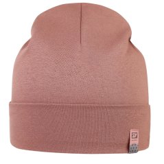 Bavlněná čepice York - vzor 17 - hnědofialová