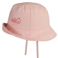 Letní bavlněný klobouk Hawaii nopek - vzor 003 - světle starorůžová