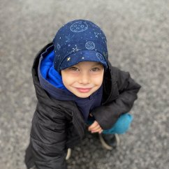 Bart - vzor 55 - čepice na jaro a podzim  - vesmír