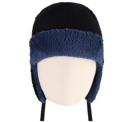 Beranice Lama - vzor 10 - tmavě modrá