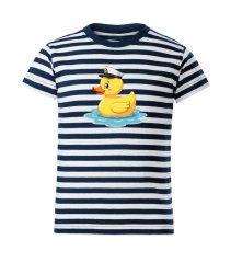 Dětské bavlněné tričko s potiskem - vzor 147 - Sailor / kačenka
