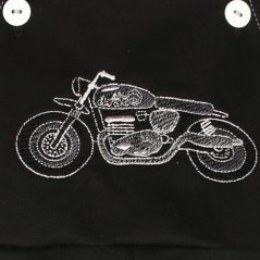 Tepláky Dráče lacl - vzor 32 černá- motorka