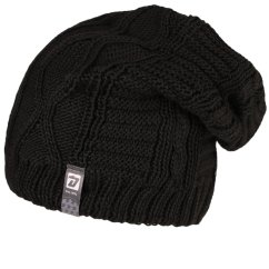 Merino pletená čepice Harmony - vzor 29 - černá