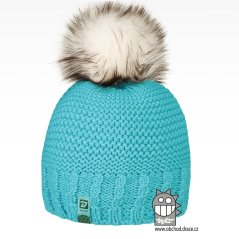 Kulich chlupatá bambule - Rainbow vzor 07 - tyrkysová