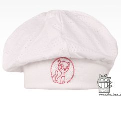 Bavlněný baret Máša - vzor 04