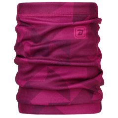 Fleecový nákrčník Yetti - vzor 60 - fialová - trojůhelníky