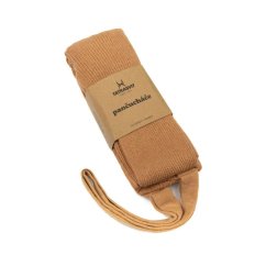 Bavlněné punčocháče s kšandami Ducika - vzor 004 - hnědá