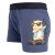 Chlapecké  bavlněné boxerky - vzor 054  - modrá - Kapybara
